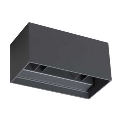 Ideal Lux - Уличный светодиодный настенный светильник ATOM LED/25W/230V CRI 90 IP54 антрацит