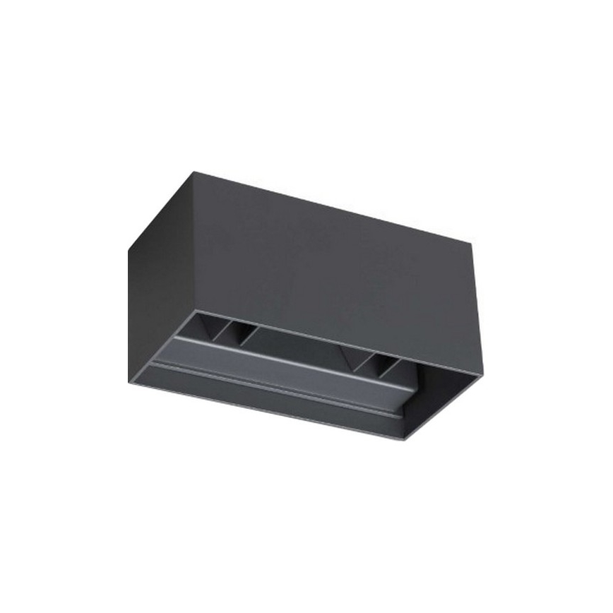 Ideal Lux - Уличный светодиодный настенный светильник ATOM LED/25W/230V CRI 90 IP54 антрацит