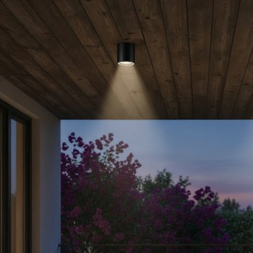 Ideal Lux - Уличный точечный светильник GUN 1xGU10/28W/230V Ø 11 см IP55 чёрный