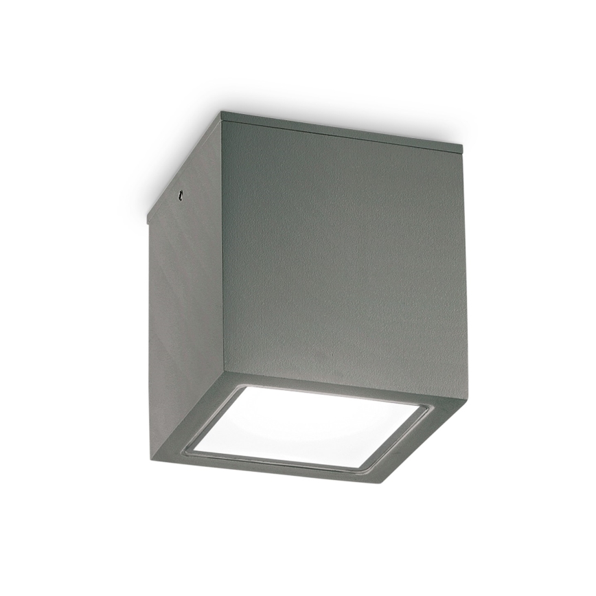 Ideal Lux - Уличный точечный светильник TECHO 1xGU10/20W/230V 9x9 cm IP54 антрацит