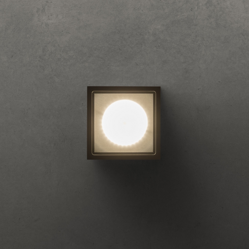 Ideal Lux - Уличный точечный светильник TECHO 1xGU10/20W/230V 9x9 см IP54 черный