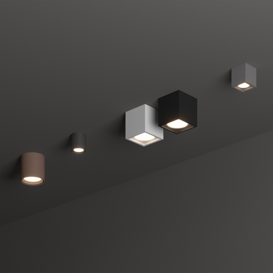 Ideal Lux - Уличный точечный светильник TECHO 1xGU10/20W/230V pr. 9 cm IP54 антрацит