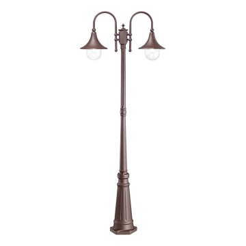 Ideal Lux - Уличная лампа CIMA 2xE27/52W/230V 216 см IP43 коричневый