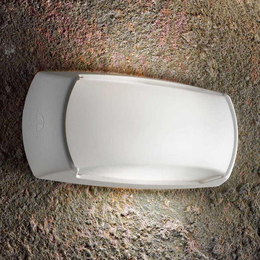 Ideal Lux - Уличный настенный светильник 1xE27/23W/230V белый IP66