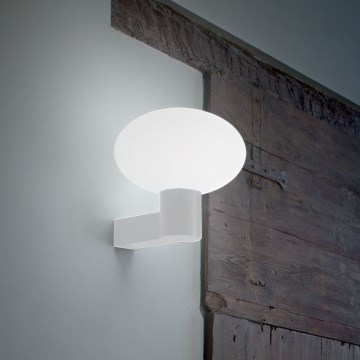 Ideal Lux - Уличный настенный светильник CLIO 1xE27/42W/230V IP44 белый