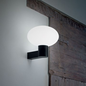 Ideal Lux - Уличный настенный светильник CLIO 1xE27/42W/230V IP44 черный