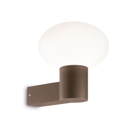 Ideal Lux - Уличный настенный светильник CLIO 1xE27/42W/230V IP44 коричневый