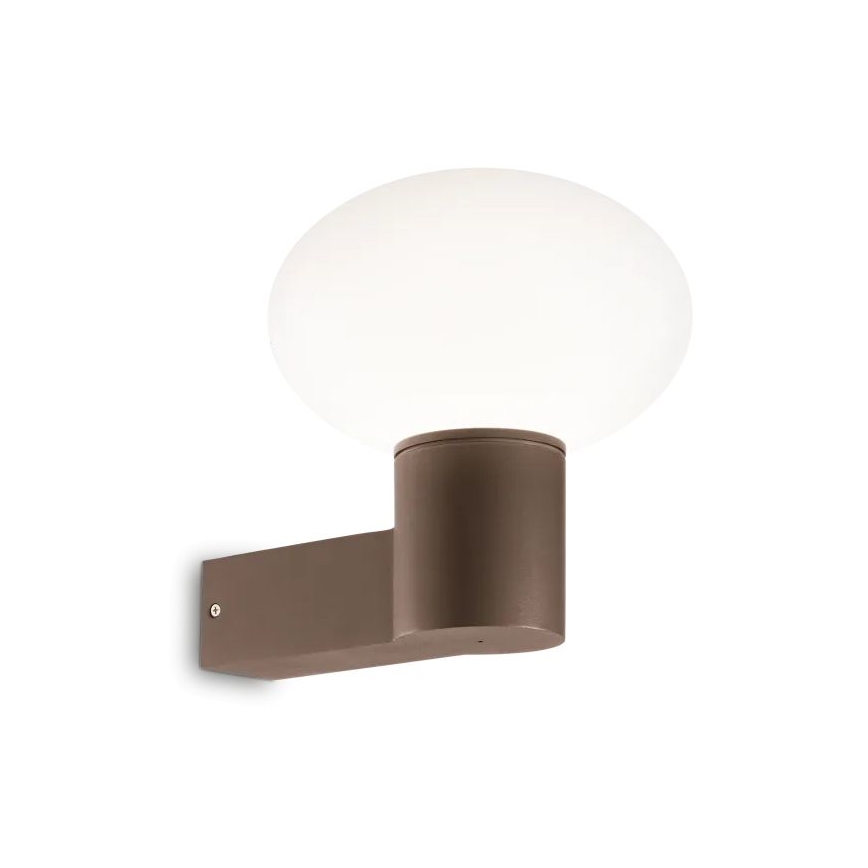 Ideal Lux - Уличный настенный светильник CLIO 1xE27/42W/230V IP44 коричневый