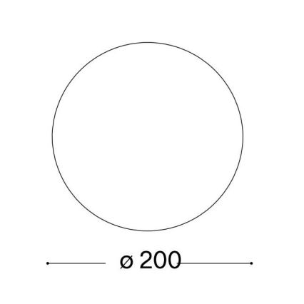 Ideal Lux - Універсальне запасне скло MAPA E27, діаметр 20 см, біле