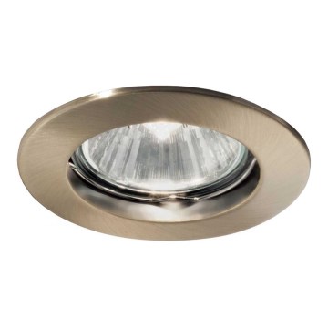 Ideal Lux - Вбудований стельовий світильник JAZZ 1xGU10/50W/230V бронза