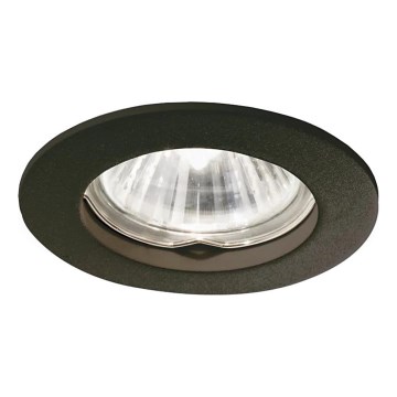 Ideal Lux - Вбудований стельовий світильник JAZZ 1xGU10/50W/230V чорний