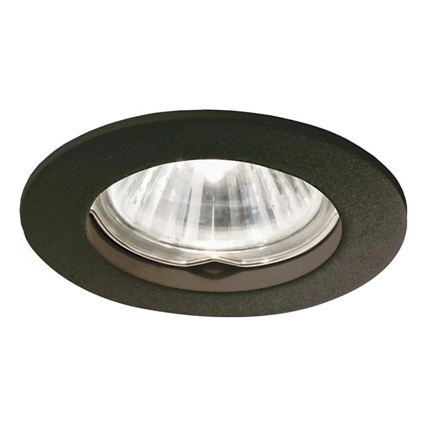 Ideal Lux - Вбудований стельовий світильник JAZZ 1xGU10/50W/230V чорний