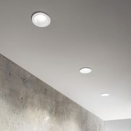 Ideal Lux - LED встраиваемый потолочный светильник для ванной GAME TRIM LED/11W/230V 3000K CRI 90 диам. 8,5 см IP65 белый