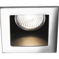 Ideal Lux - Встраиваемый потолочный светильник FUNKY 1xGU10/50W/230V 9x9 cm глянцевый хром