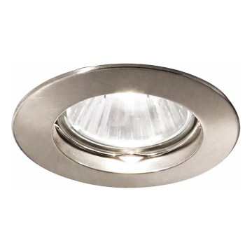 Ideal Lux - Встраиваемый потолочный светильник JAZZ 1xGU10/50W/230V, диам. 7,7 см, матовый хром