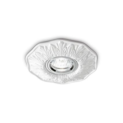 Ideal Lux - Встраиваемый потолочный светильник POLKA 1xGU10/50W/230V белый
