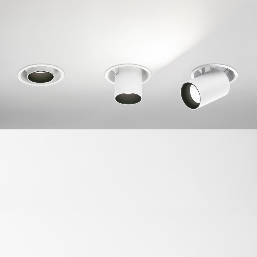 Ideal Lux - светодиодный встраиваемый потолочный точечный светильник NOVA LED/12Вт/230В 3000K CRI 90 диаметр 10 см белый