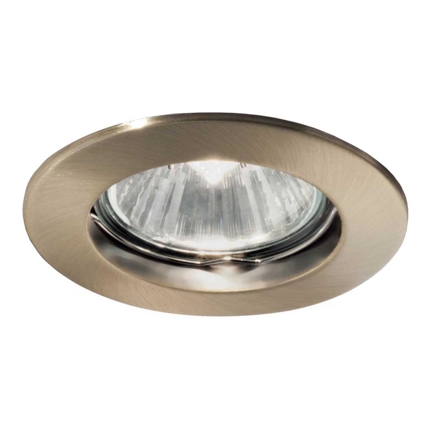 Ideal Lux - Встроенный светильник JAZZ 1xGU10/50W/230V бронзовый