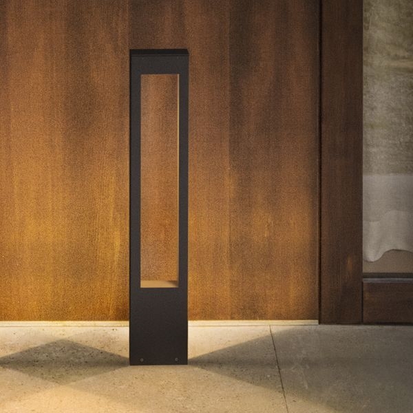 Ideal Lux - Вулична лампа VEGA 1xG9/15W/230V 80 см IP44 коричневий