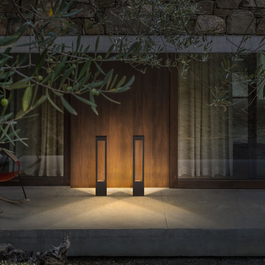 Ideal Lux - Вулична лампа VEGA 1xG9/15W/230V 80 см IP44 коричневий