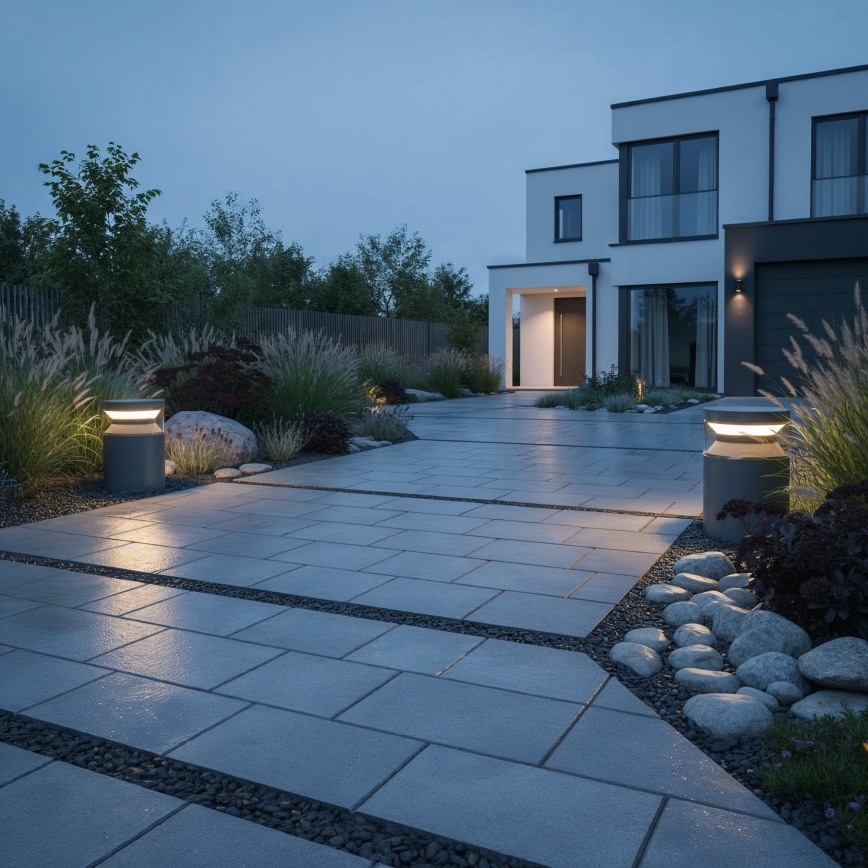 Ideal Lux - Вулична світлодіодна лампа BOEING LED/14W/230V 15 см CRI 90 IP65 антрацит