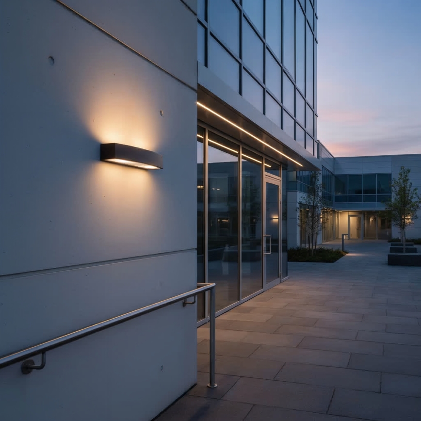 Ideal Lux - Вуличний настінний світильник ANDROMEDA 2xE27/60W/230V IP55 коричневий