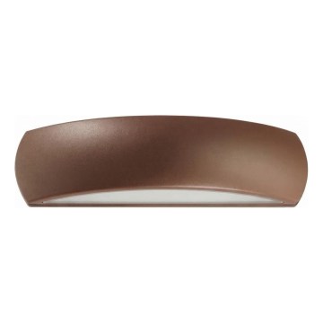 Ideal Lux - Вуличний настінний світильник GIOVE 1xE27/60W/230V IP54 коричневий