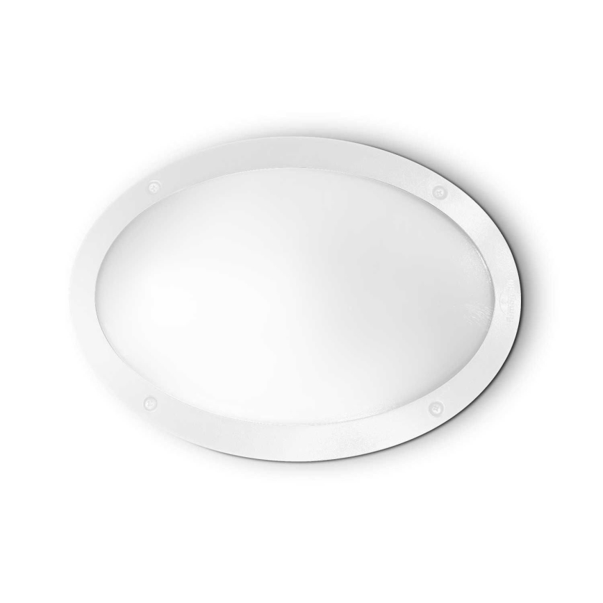 Ideal Lux - Вуличний настінний світильник MADDI 1xE27/23W/230V IP66 білий