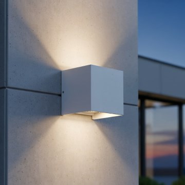Ideal Lux - Вуличний світлодіодний настінний світильник ATOM LED/12W/230V CRI 90 IP54 білий