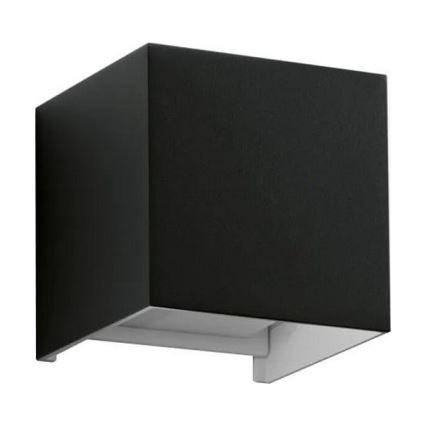 Ideal Lux - Вуличний світлодіодний настінний світильник ATOM LED/12W/230V CRI 90 IP54 чорний