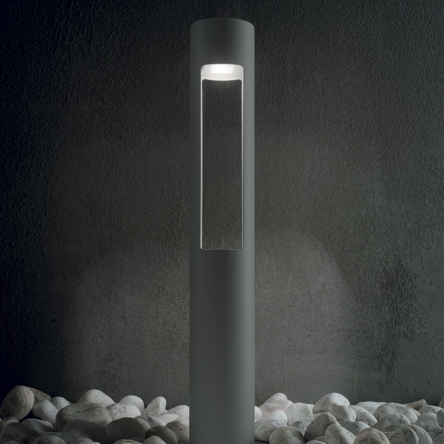 Ideal Lux - Вулична лампа ACQUA 1xG9/15W/230V 60 см IP44 антрацит