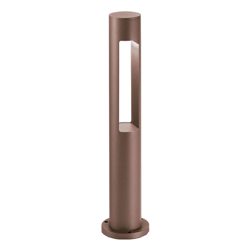 Ideal Lux - Вулична лампа ACQUA 1xG9/15W/230V 60 см IP44 коричневий