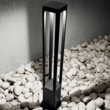 Ideal Lux - Вулична світлодіодна лампа TIFONE LED/8,5W/230V 65,5 см IP65 антрацит
