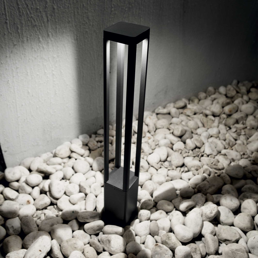 Ideal Lux - Вулична світлодіодна лампа TIFONE LED/8,5W/230V 65,5 см IP65 антрацит