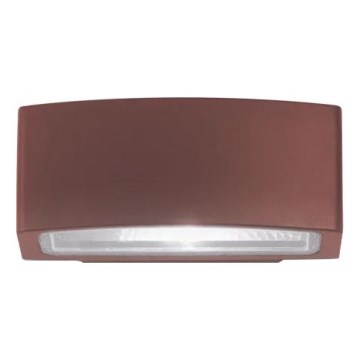 Ideal Lux - Вуличний настінний світильник ANDROMEDA 1xE27/60W/230V IP55 коричневий