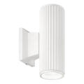 Ideal Lux - Вуличний настінний світильник BASE 2xGU10/28W/230V IP44 білий
