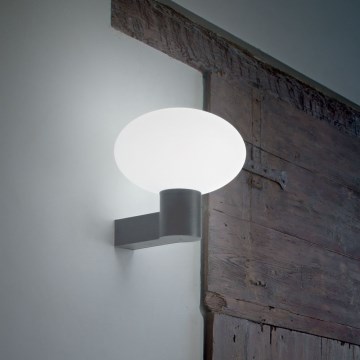 Ideal Lux - Вуличний настінний світильник CLIO 1xE27/42W/230V IP44 антрацит