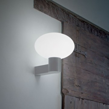 Ideal Lux - Вуличний настінний світильник CLIO 1xE27/42W/230V IP44 сірий