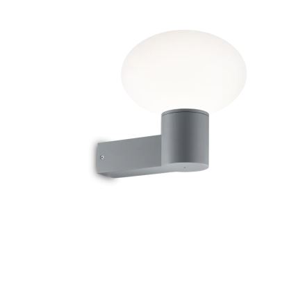 Ideal Lux - Вуличний настінний світильник CLIO 1xE27/42W/230V IP44 сірий