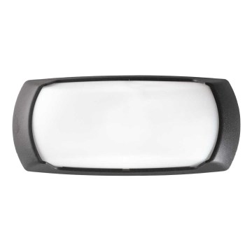 Ideal Lux - Вуличний настінний світильник FELIX 1xE27/23W/230V IP66 чорний