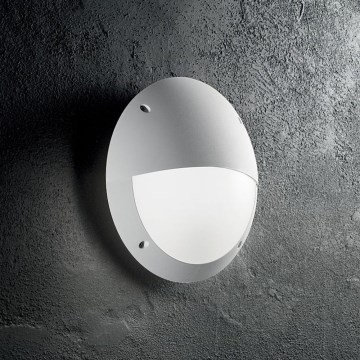 Ideal Lux - Вуличний настінний світильник LUCIA 1xE27/23W/230V IP66 білий