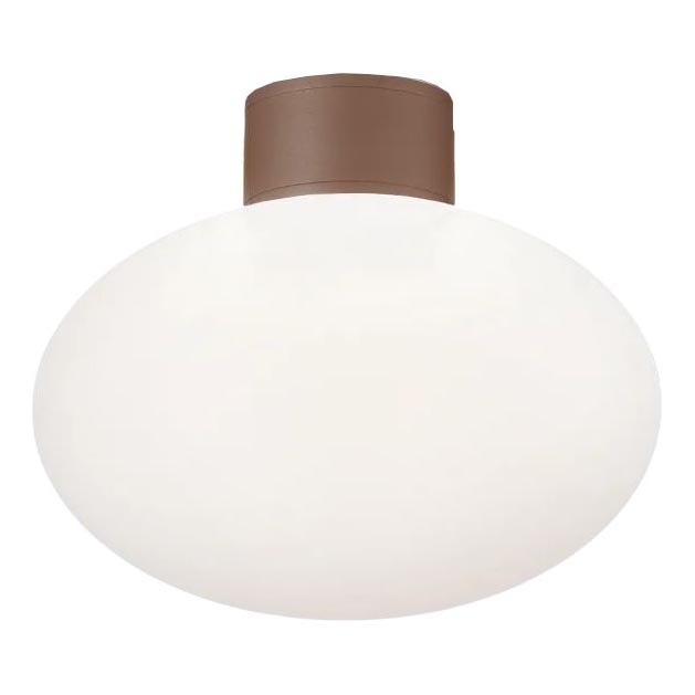 Ideal Lux - Вуличний стельовий світильник CLIO 1xE27/42W/230V IP44 коричневий