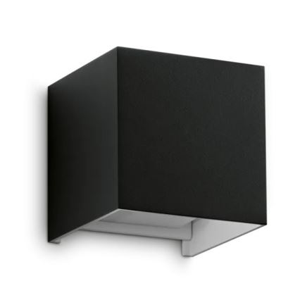 Ideal Lux - Вуличний світлодіодний настінний світильник ATOM LED/12W/230V CRI 90 IP54 чорний