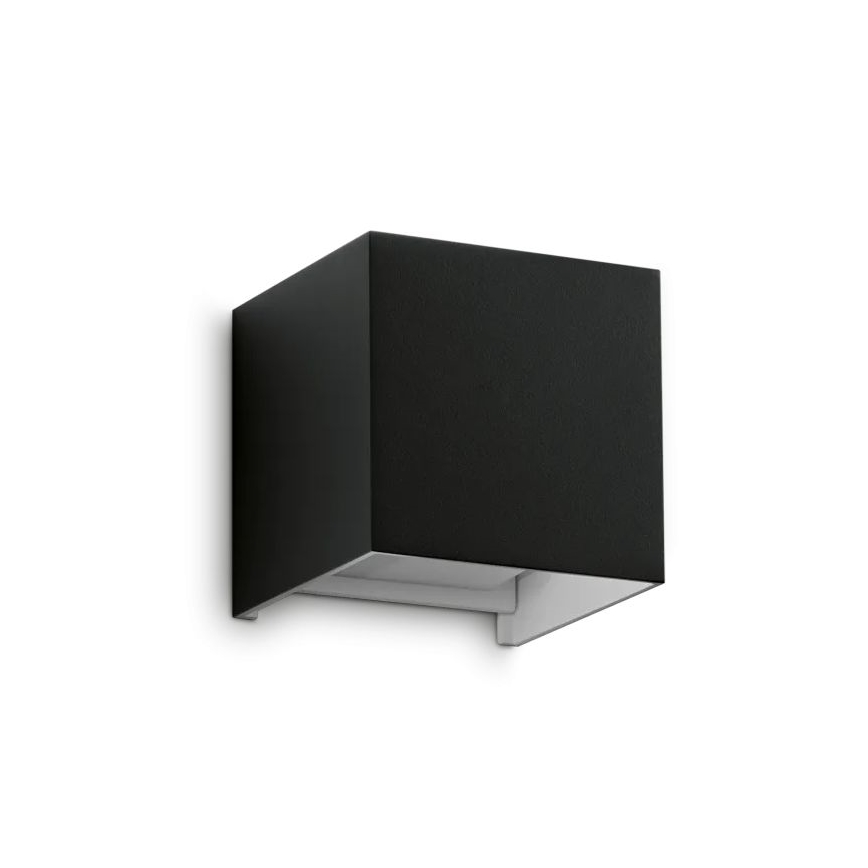 Ideal Lux - Вуличний світлодіодний настінний світильник ATOM LED/12W/230V CRI 90 IP54 чорний