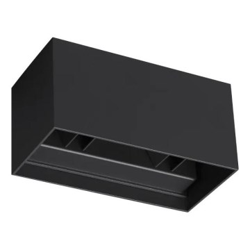 Ideal Lux - Вуличний світлодіодний настінний світильник ATOM LED/25W/230V CRI 90 IP54 чорний