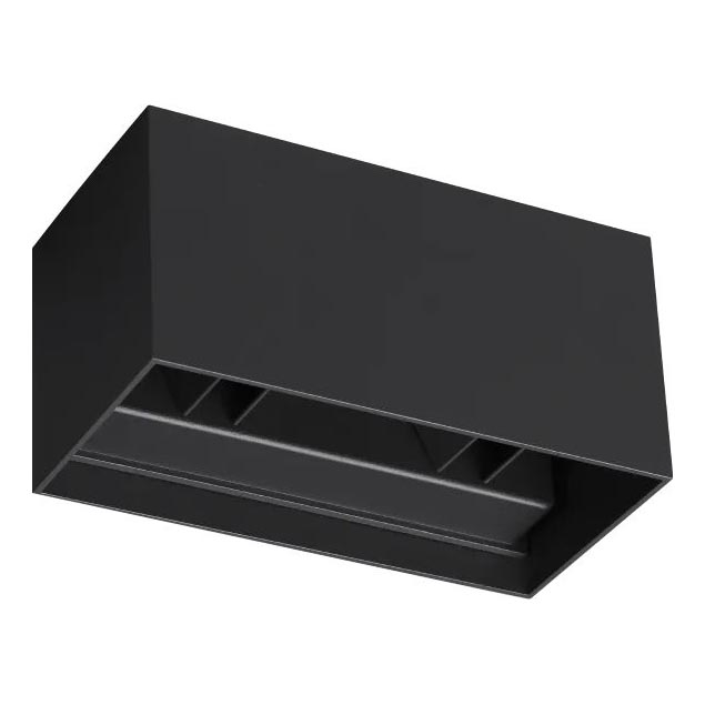 Ideal Lux - Вуличний світлодіодний настінний світильник ATOM LED/25W/230V CRI 90 IP54 чорний