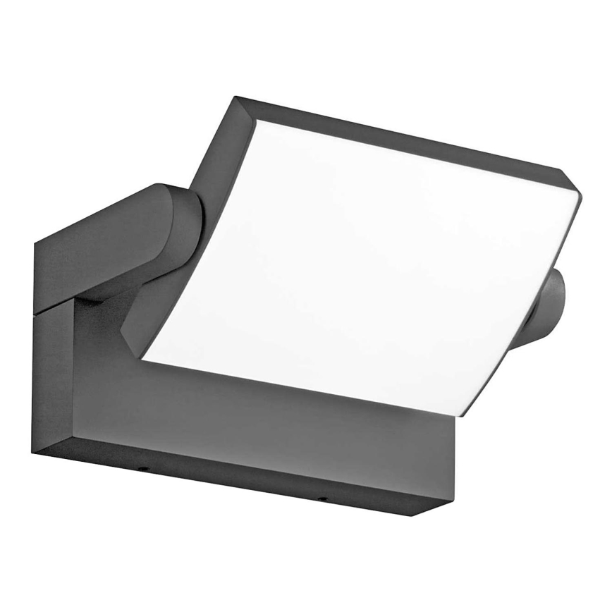 Ideal Lux - Вуличний світлодіодний настінний світильник SWIPE LED/21W/230V CRI 90 IP54 антрацит
