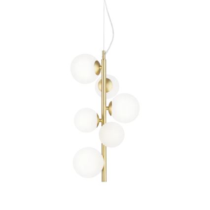 Ideal Lux - Замінний абажур для люстри/світильника/лампи PERLAGE діаметр 12 см білий