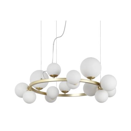Ideal Lux - Запасной абажур для люстры/светильника/лампы PERLAGE, диаметр 12 см, белый