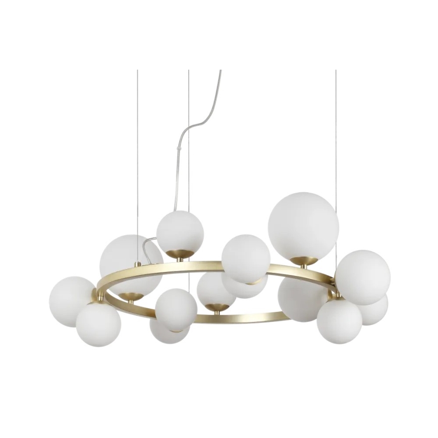 Ideal Lux - Запасной абажур для люстры/светильника/лампы PERLAGE, диаметр 12 см, белый